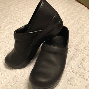 Dansko Clogs EU size 38 black leather